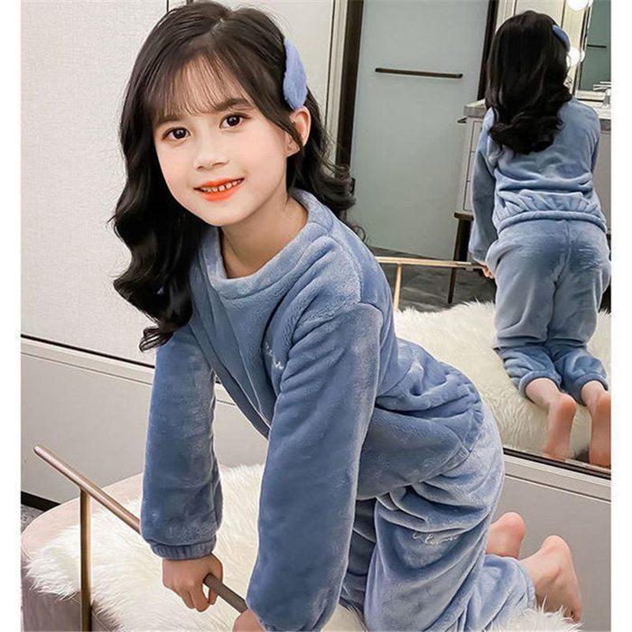 パジャマ ルームウェア キッズ 子ども 上下セット 部屋着 寝巻き 肌着 ふわふわ 子供 もこもこ セットアップ 防寒 厚手 