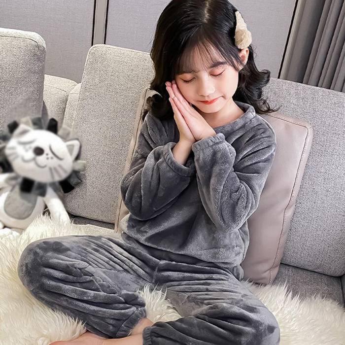 パジャマ ルームウェア キッズ 子ども 上下セット 部屋着 寝巻き 肌着 ふわふわ 子供 もこもこ セットアップ 防寒 厚手 