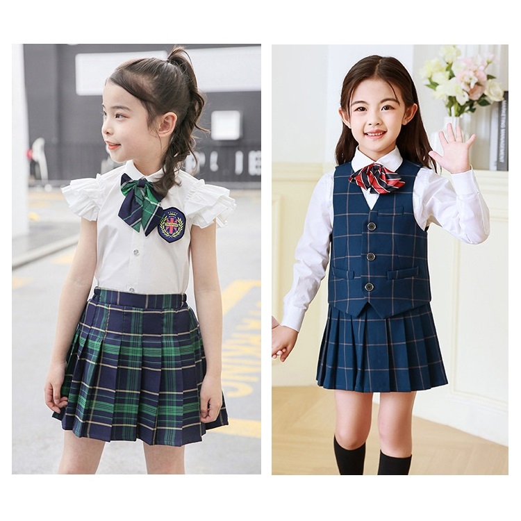 キュロットスカート キッズ 女の子 レトロ チェック柄 無地 小学生 スカート 制服 プリーツスカート 子供服 女子 かわいい ガールズ スクール 
