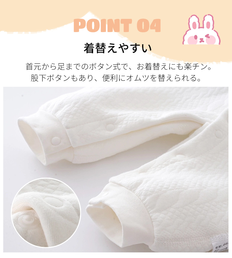 ベビー 服 秋冬 赤ちゃん カバーオール ロンパース 長袖 秋 0-24ヶ月 ベビー服 シンプル カバーオール コットン 男の子 春 子供服 前開き キッズ服 冬 女の子 