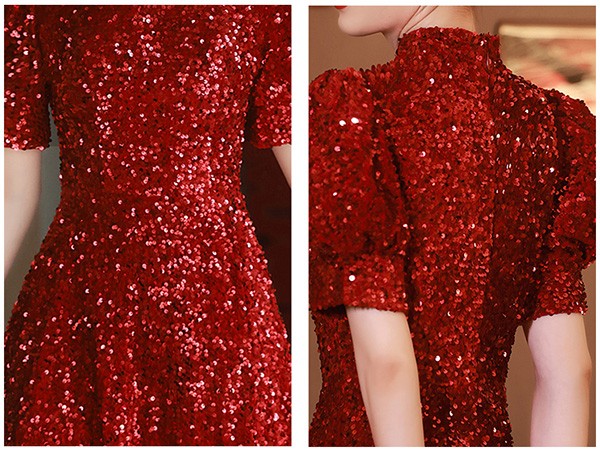 ロングドレス 演奏会 袖付き ドレス 大人 ピアノ ハイネック 演奏会用ドレス パーティードレス 発表会 