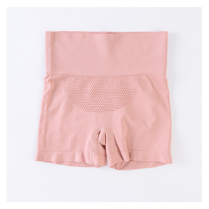 4枚セット ボクサーパンツ レディース インナー子宮温活 3D縫い目 ハイウエストショート無地 送料無料 伸縮性 