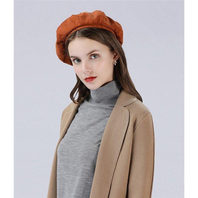 ベレー帽 暖 レディース お洒落 カジュアル 小物 防寒 小物 大きめ パーディー クラシカル 二次会 小顔効果 無地 温か 暖かい 
