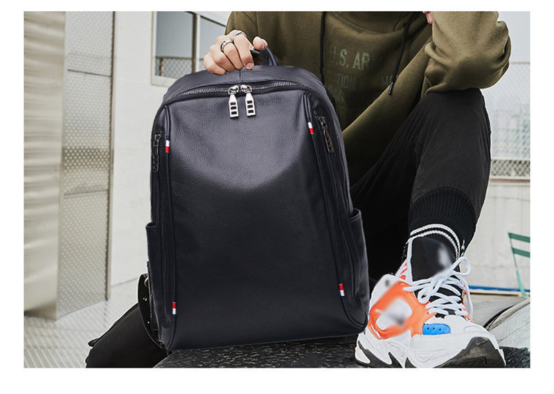 リュック メンズ リュックサック 。 牛革 デイパック レザー アウトドア 出張 旅行 通勤通学 バックパック 自転車 ビジネス 