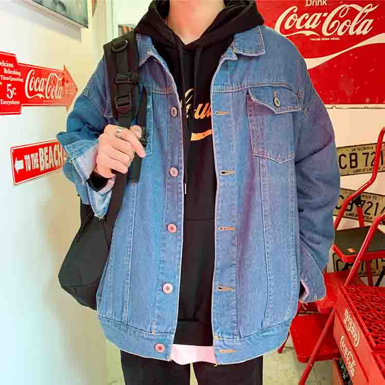 デニムジャケット カジュアル ジャケット メンズ 秋冬 メンズジャケット秋冬 デニム Gジャン 大きいサイズ ビッグシルエット メ オーバーサイズ ノンウォッシュ 