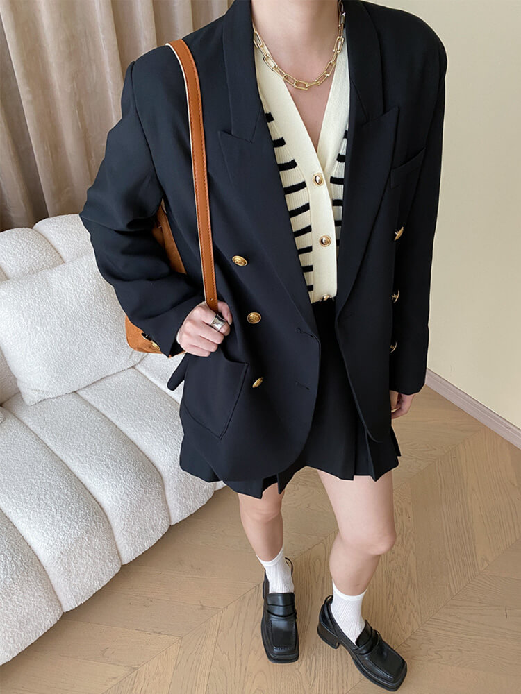 カーディガン レディース 韓国 ニット ボーダー 柄 秋 春 黒 カジュアル おしゃれ 白 エレ秋冬 Vネック ポケット 大人 