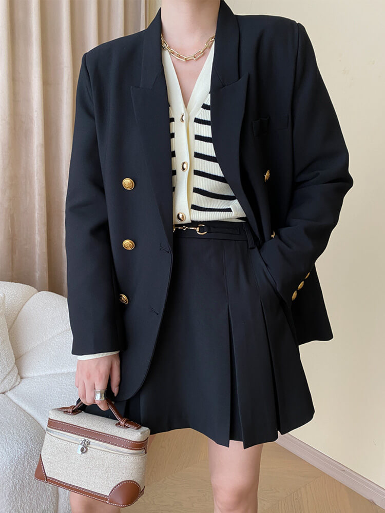 カーディガン レディース 韓国 ニット ボーダー 柄 秋 春 黒 カジュアル おしゃれ 白 エレ秋冬 Vネック ポケット 大人 