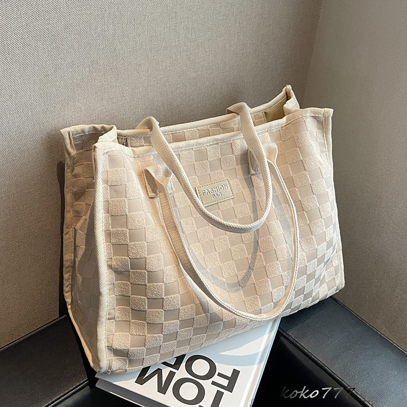 バッグ レディースかばん トートバッグ ショルダーバッグ ハンドバッグ カジュアル布鞄 スクール 通勤オシャレ フォーマル チェック柄 カバン 女子 