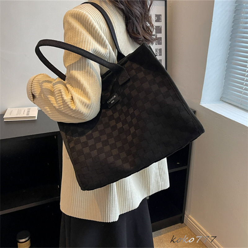バッグ レディースかばん トートバッグ ショルダーバッグ ハンドバッグ カジュアル布鞄 スクール 通勤オシャレ フォーマル チェック柄 カバン 女子 