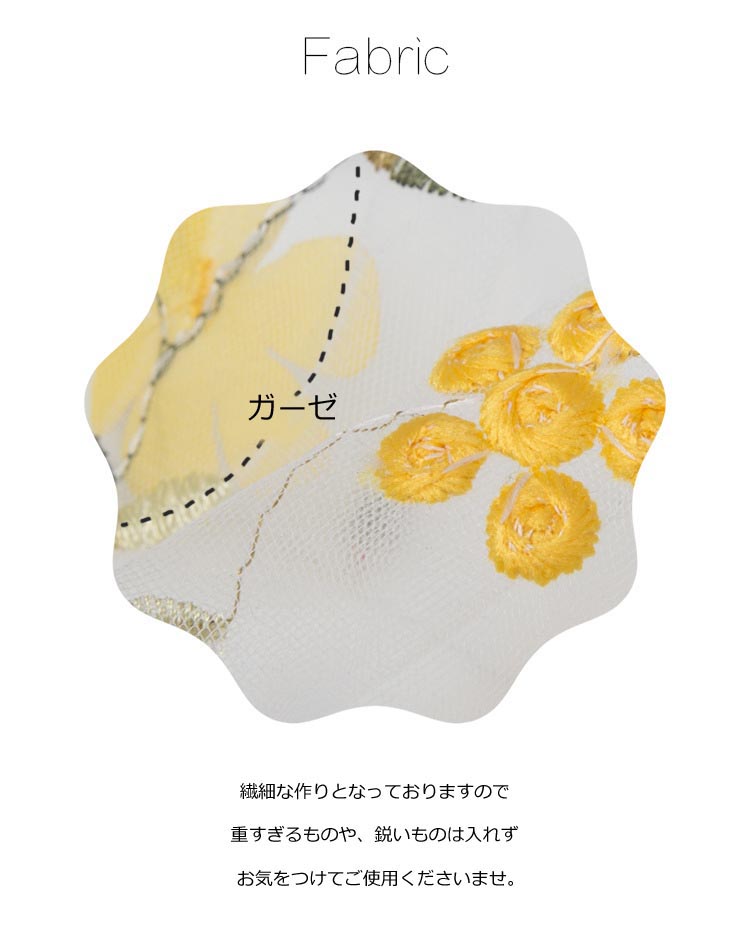 エコバッグ レディース 折りたたみ トートバッグ チュールフラワー 花 かわいい マチ広 レジカゴ 簡単 コンパクト メッシュ 全1色 オシャレ レース レジ袋 