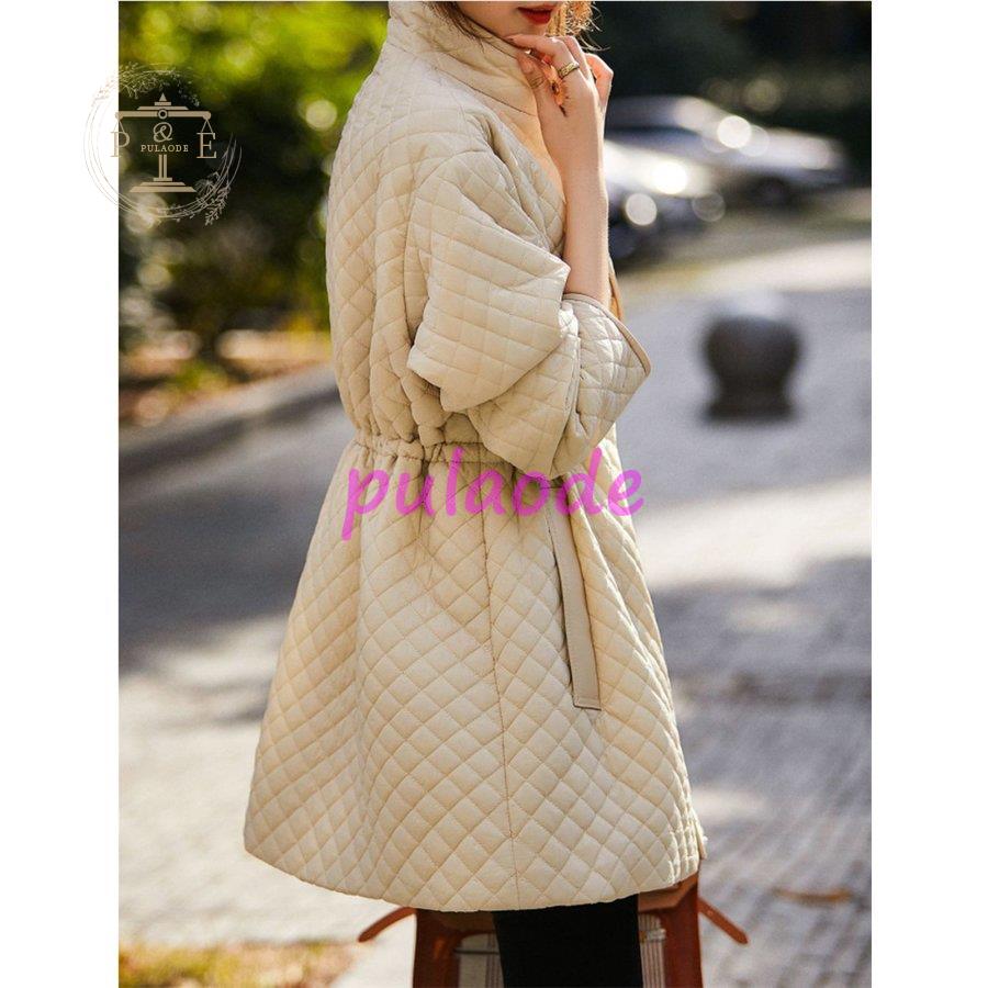 ダウンジャケット 中綿 冬物 冬服 ロング丈 コート 軽量大きいサイズ コート 冬服 レディース ロングコート Aライン ダウンコート 冬物 