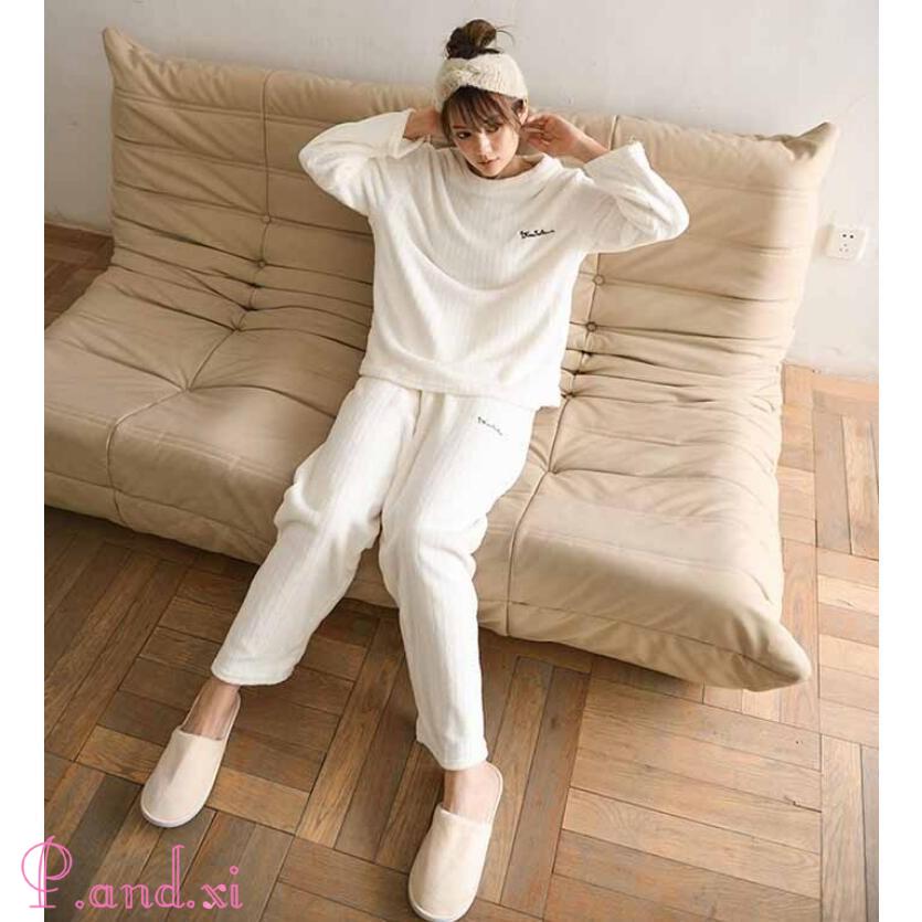 パジャマ ベロア レディース ルームウェア 長袖 部屋着 パジャマ 寝巻き 大人 秋 冬 暖かい 女性 上下セットアップ ベロア 上下セット ルームウェア 