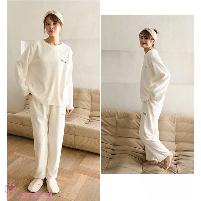 パジャマ ベロア レディース ルームウェア 長袖 部屋着 パジャマ 寝巻き 大人 秋 冬 暖かい 女性 上下セットアップ ベロア 上下セット ルームウェア 