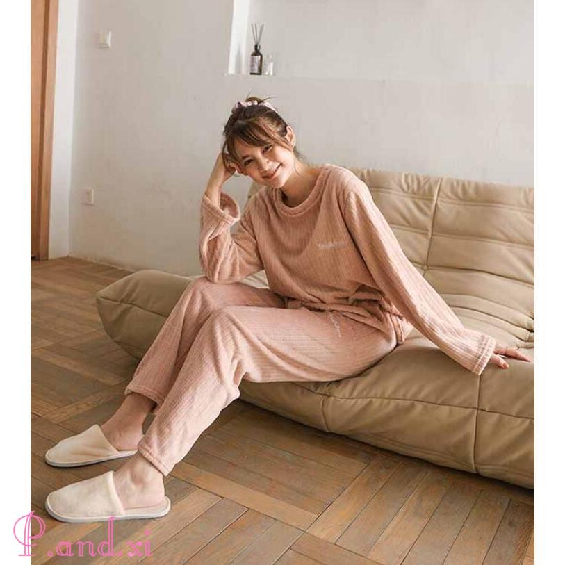 パジャマ ベロア レディース ルームウェア 長袖 部屋着 パジャマ 寝巻き 大人 秋 冬 暖かい 女性 上下セットアップ ベロア 上下セット ルームウェア 