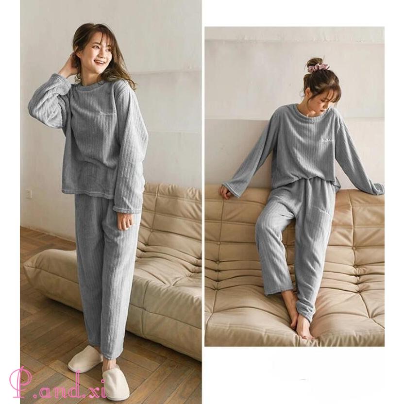 パジャマ ベロア レディース ルームウェア 長袖 部屋着 パジャマ 寝巻き 大人 秋 冬 暖かい 女性 上下セットアップ ベロア 上下セット ルームウェア 