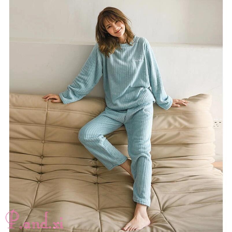 パジャマ ベロア レディース ルームウェア 長袖 部屋着 パジャマ 寝巻き 大人 秋 冬 暖かい 女性 上下セットアップ ベロア 上下セット ルームウェア 