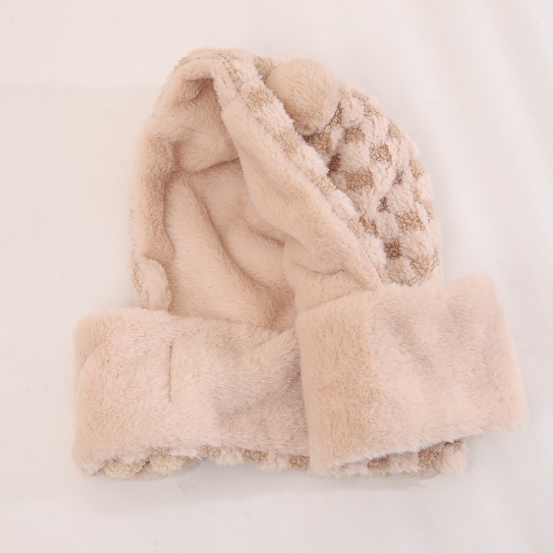 キッズフードマフラー 2IN1 マフラー フード 一体型 子ども用 かわいい 帽子 おしゃれ 寒さ対策 冬用品 ファッション ふわふわ 柔らかい 防寒 全5色 