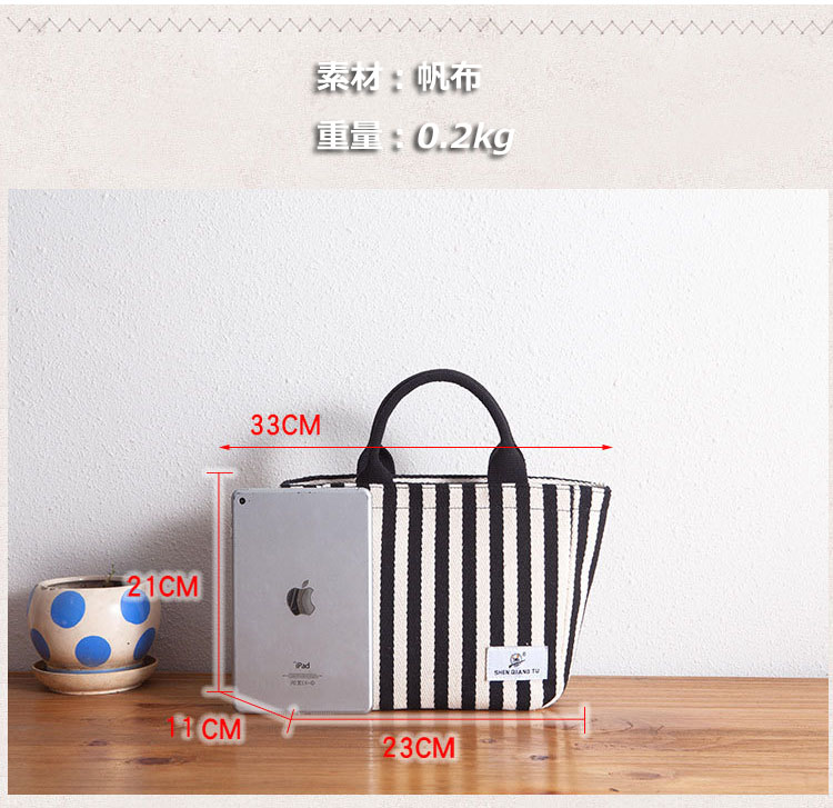 帆布トートバッグ レディース ミニトートバッグ キャンおしゃれ かわいい ファスナー付き ハンドバッグ ランチバッグ サブバッ エコバッグ マザーズバッグ 