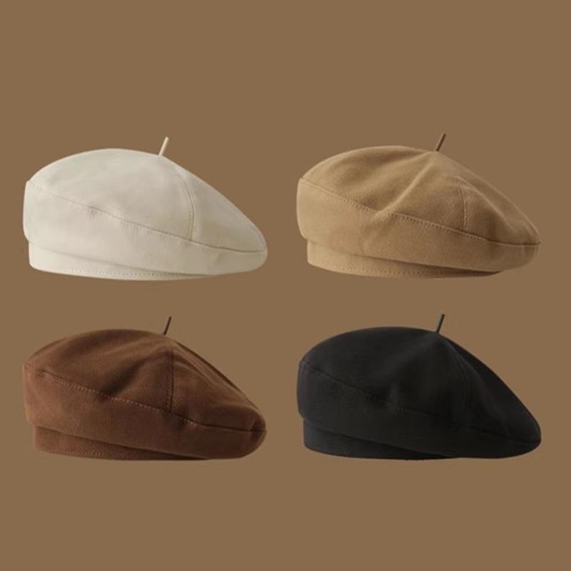 帽子 ベレー帽 レディース 秋冬 。 かわいい ベレー 秋 小物 ベーシック おしゃれ 定番 冬 ゆったり シンプル 締め付けゼロ 大きいサイズ 秋冬 あったか 