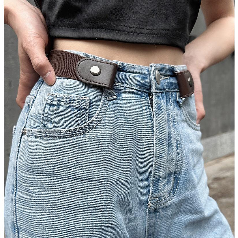 ゴムベルト 二点セット メンズ ノーバックル ベルト 男女兼用 無段階 シンプル メンズ 苦しくない フリーサイズ レディース 穴なし 