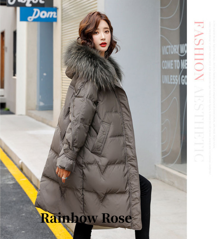 クーポンで11 000円！ ダウンコート ダウンジャケット 厚手 アウター ロング カジュアル ロングコート シンプルダウンコート 厚手 Aライン ファーは取り外 冬 