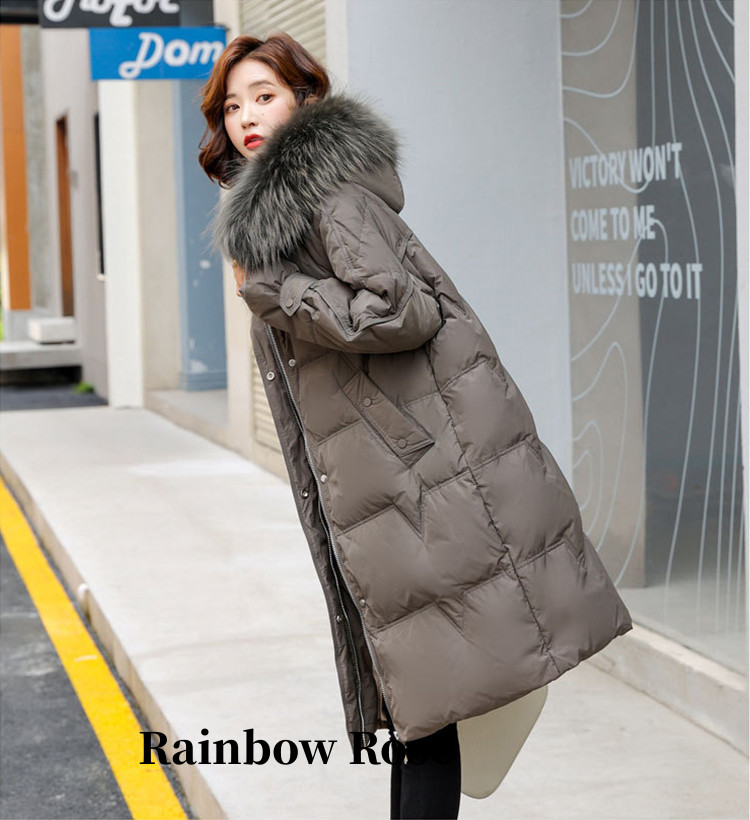 クーポンで11 000円！ ダウンコート ダウンジャケット 厚手 アウター ロング カジュアル ロングコート シンプルダウンコート 厚手 Aライン ファーは取り外 冬 