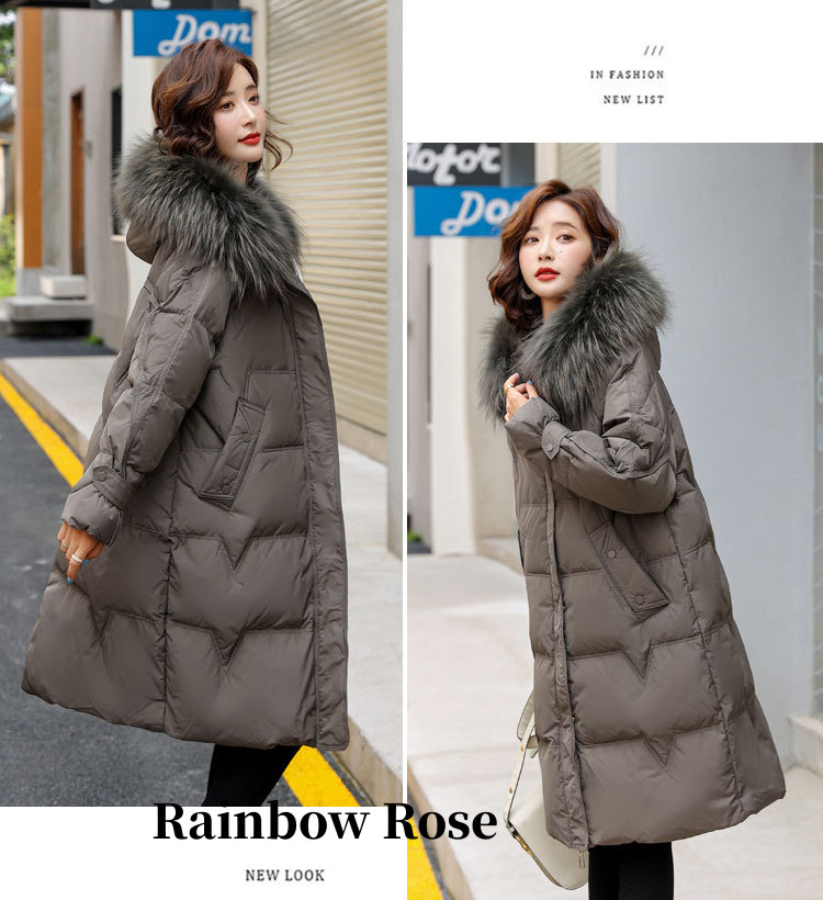 クーポンで11 000円！ ダウンコート ダウンジャケット 厚手 アウター ロング カジュアル ロングコート シンプルダウンコート 厚手 Aライン ファーは取り外 冬 