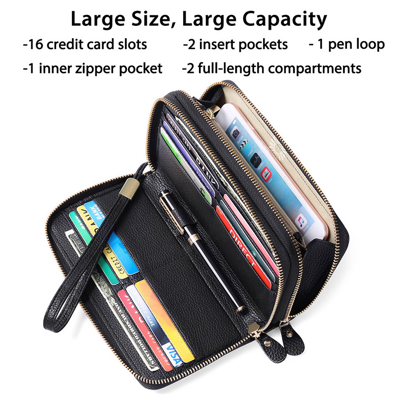 長財布 レディース 。 大容量 メンズ 財布 ラウンドファスナー 革 小銭入れ 通帳ケース オシャレ 軽量 スキミング防止 おしゃれ 