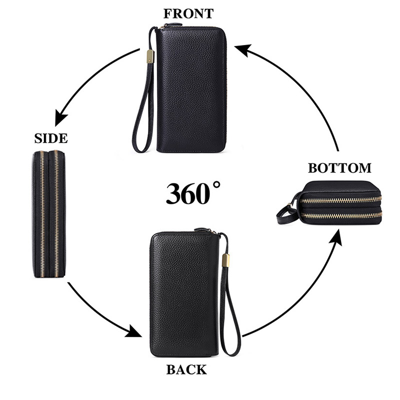 長財布 レディース 。 大容量 メンズ 財布 ラウンドファスナー 革 小銭入れ 通帳ケース オシャレ 軽量 スキミング防止 おしゃれ 