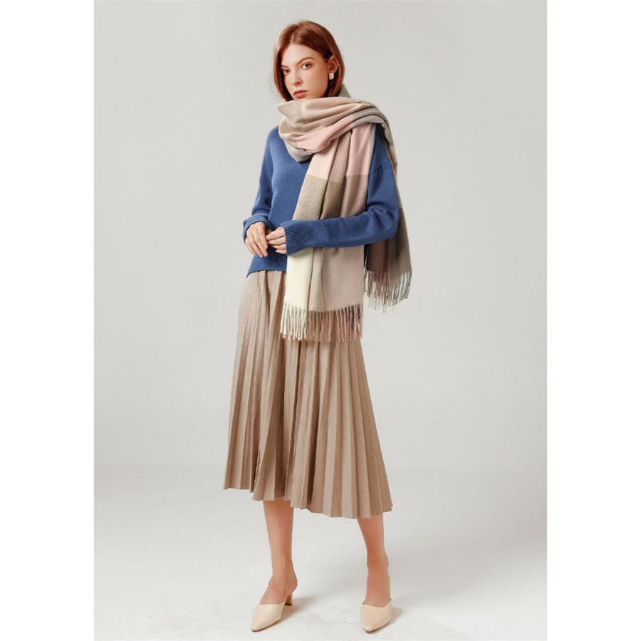 ストール 大判 チェック柄 フリンジ おしゃれ 秋冬 通学 メンズ マフラー ショール ひざ掛け 防寒 巻物 通勤 レディース 秋冬 防風 暖かい 