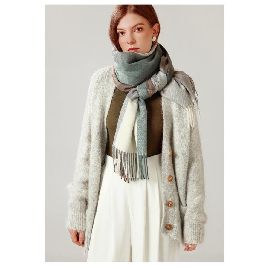 ストール 大判 チェック柄 フリンジ おしゃれ 秋冬 通学 メンズ マフラー ショール ひざ掛け 防寒 巻物 通勤 レディース 秋冬 防風 暖かい 