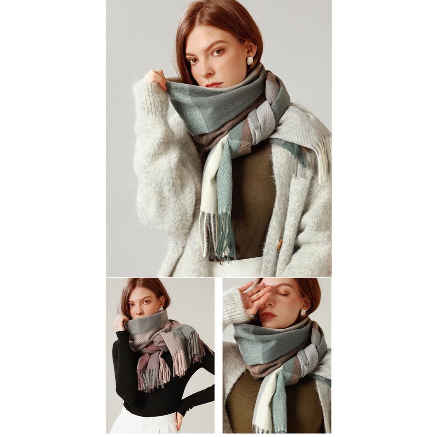 ストール 大判 チェック柄 フリンジ おしゃれ 秋冬 通学 メンズ マフラー ショール ひざ掛け 防寒 巻物 通勤 レディース 秋冬 防風 暖かい 