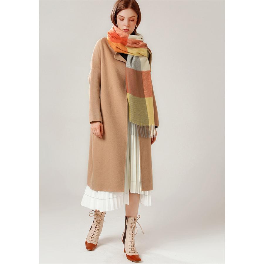 ストール 大判 チェック柄 フリンジ おしゃれ 秋冬 通学 メンズ マフラー ショール ひざ掛け 防寒 巻物 通勤 レディース 秋冬 防風 暖かい 