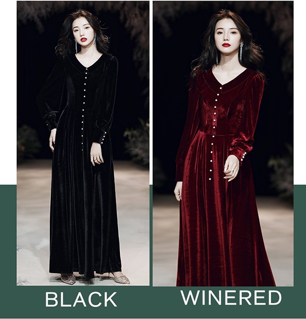 ロングドレス ドレス ロング 演奏会 袖あり 長袖 大人 上品 シンプル カシュクール 発表会 ピアノ 