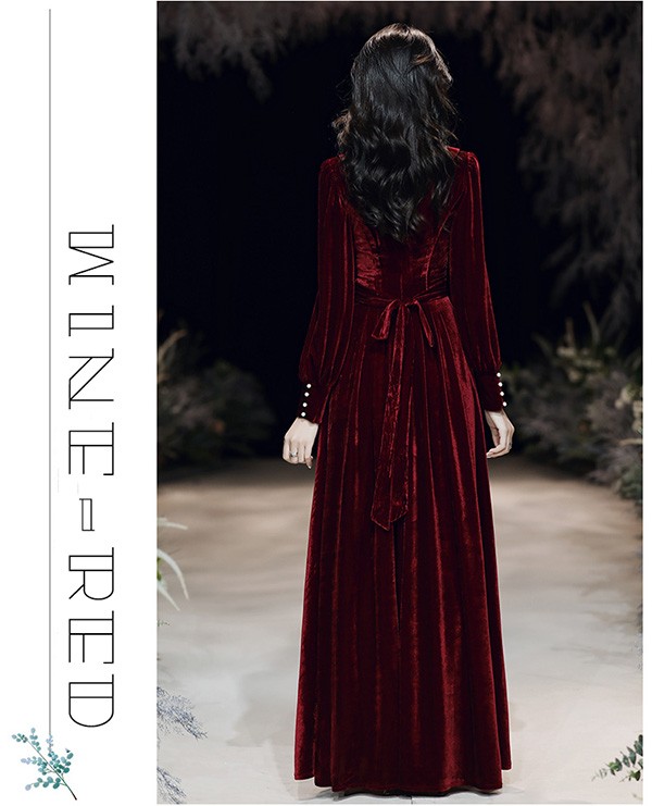 ロングドレス ドレス ロング 演奏会 袖あり 長袖 大人 上品 シンプル カシュクール 発表会 ピアノ 