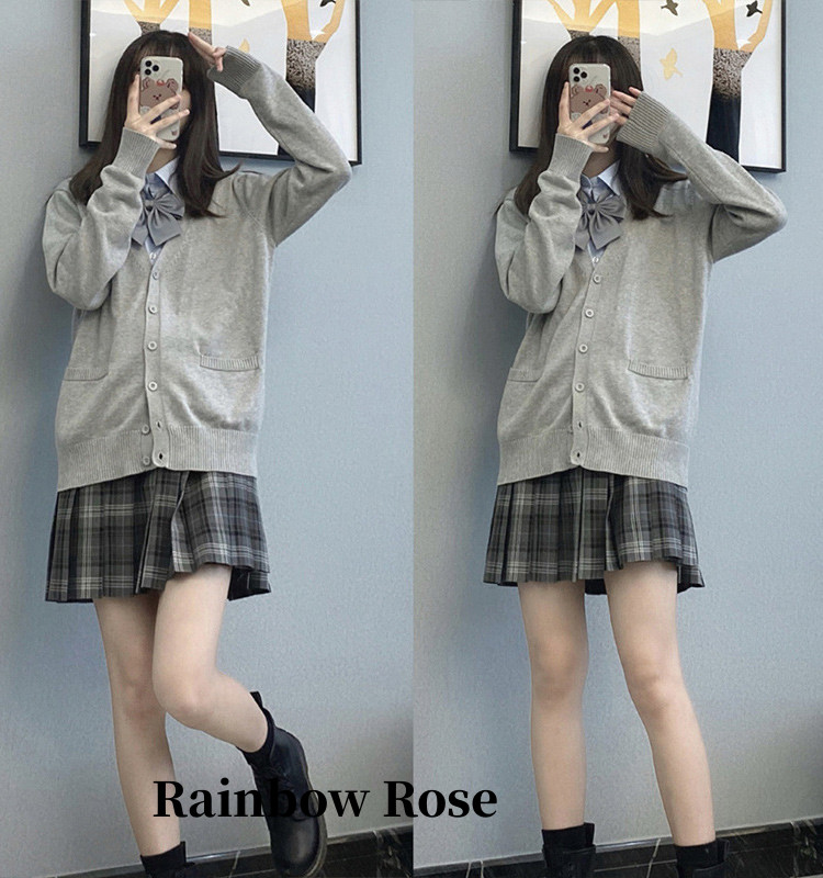 スクールカーディガン カーディガン レディース ベスト ニット セーター 夏 秋服 制服 女子 高校生 服 羽織 通学 学生 無地 トップス 中学生 アウター 春 春服 