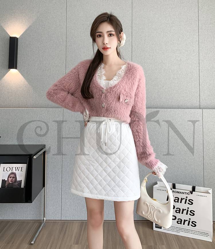 タイトスカートミニダウンスカート中綿 スカートボミニ丈 キルティングスカート 入学式卒業式 Aライン タイトスカート きれいめ 中綿 