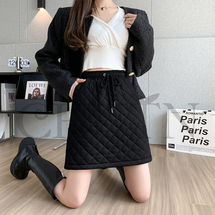 タイトスカートミニダウンスカート中綿 スカートボミニ丈 キルティングスカート 入学式卒業式 Aライン タイトスカート きれいめ 中綿 
