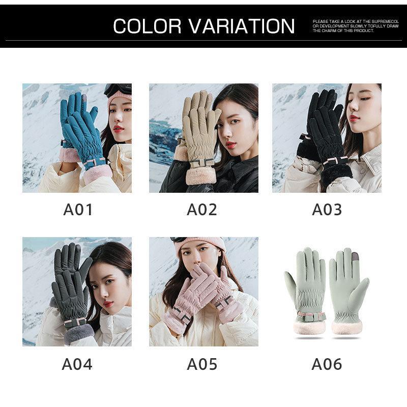 手袋 レディース 女性 婦人 スマホ対応 防寒対策 お出かけ 防水 防寒 可愛い 自転車 暖かい シンプル 運動 母 OL ママ 通勤 通学 