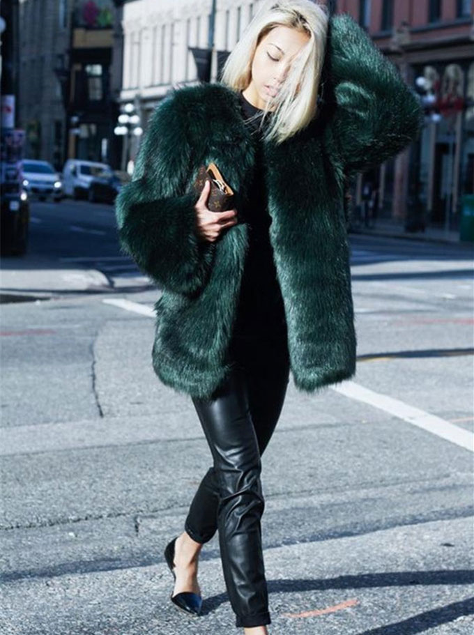 ファーコート レディース 毛皮コート フォックス レディースファー フェイクファー 暖かい 優雅 アウター ミドル丈コート 冬服 きれいめ 防寒 