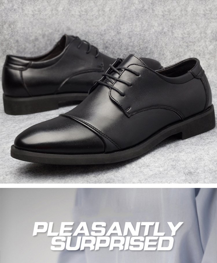 レザービジネスストレートチップ 柔らかいから足がラク ビジネス革靴 紐靴 新社会人  