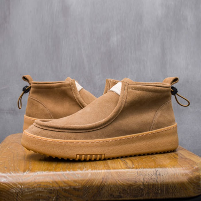 スエード ショート ブーツ メンズ ハイカット 靴 ファッション ストリート オシャレ 高校生 原宿 中学生 10代 韓国 通学 20代 通勤 