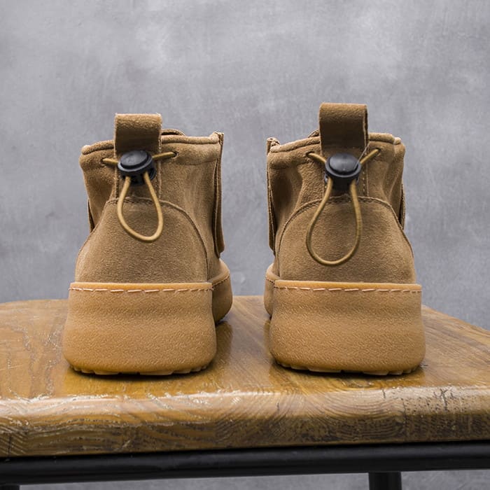 スエード ショート ブーツ メンズ ハイカット 靴 ファッション ストリート オシャレ 高校生 原宿 中学生 10代 韓国 通学 20代 通勤 