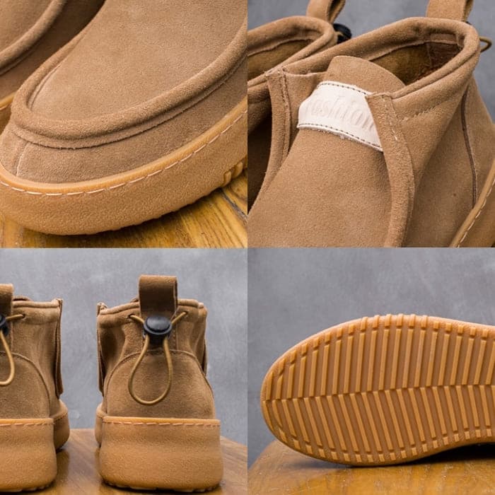 スエード ショート ブーツ メンズ ハイカット 靴 ファッション ストリート オシャレ 高校生 原宿 中学生 10代 韓国 通学 20代 通勤 