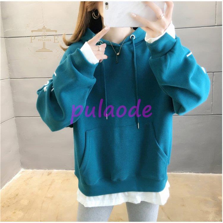 レディース ロング丈 厚手 長袖 ゆったり 体型カバー 大きいサイズ 秋 フード付き 冬 プルオーバー アウター カジュアル ァション 