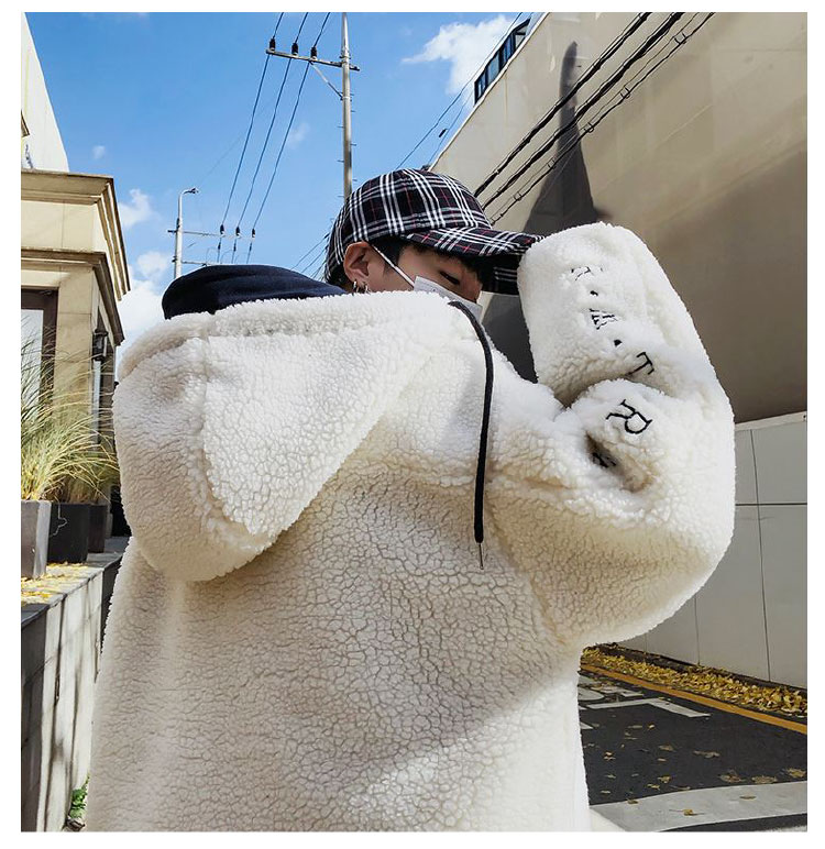 メンズ ウール コート メンズファッション ステッチ フード付 トップス ファー 紳士服 ジャケット 長袖 春秋冬 カジュアル 